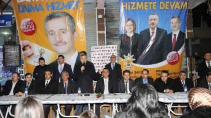 Başkan Tahmazoğlu Hizmetlerini Anlattı