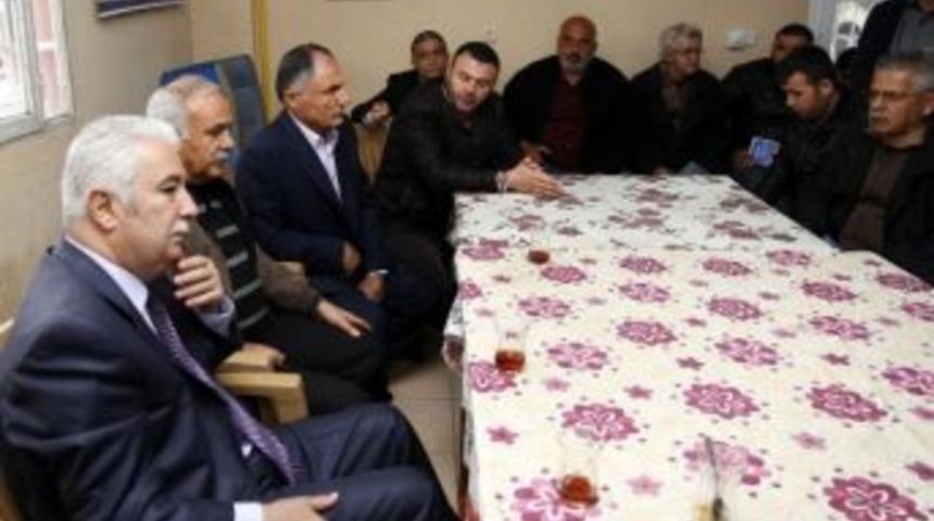 Arıkan, Dolmuş&ccedil;u Esnafıyla Buluştu