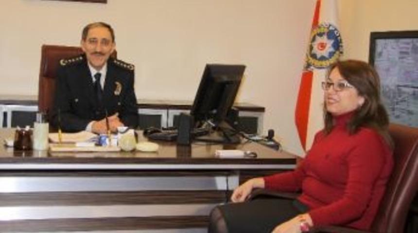 Rekt&ouml;r Kılı&ccedil;&rsquo;tan İl Emniyet M&uuml;d&uuml;r&uuml; Kalayoğlu&rsquo;na Ziyaret