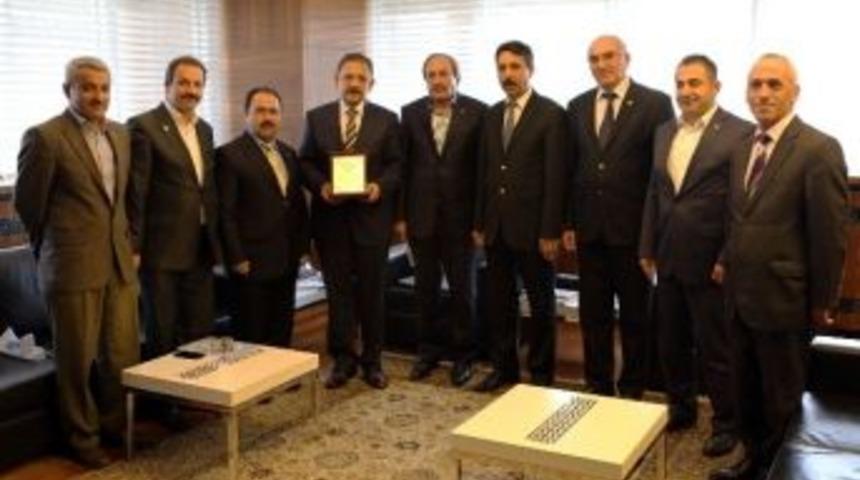 Memur Sen Başkanları B&uuml;y&uuml;kşehir'de