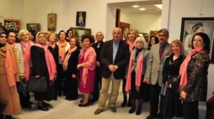 Kent Konseyi G&ouml;n&uuml;ll&uuml;lerinden &lsquo;kadınlar G&uuml;n&uuml; Resim Sergisi&rsquo;