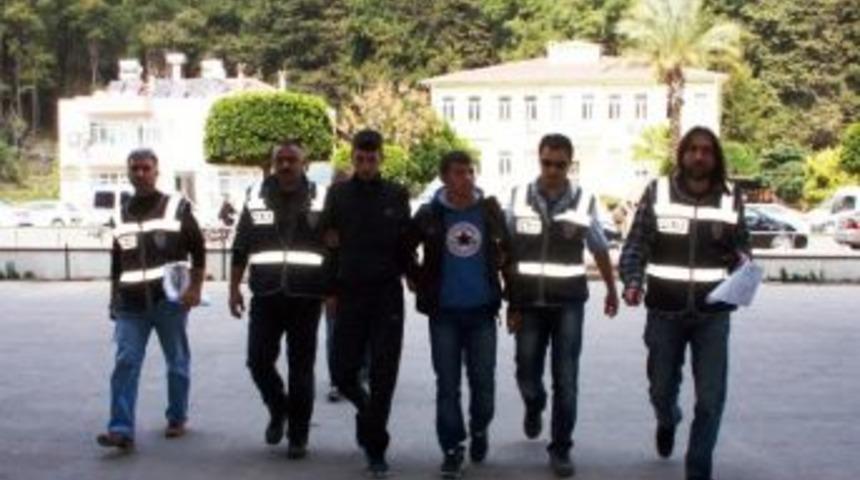 Manavgat'ta Gasp Zanlıları Cezaevine G&ouml;nderildi