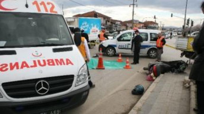 Beton Mikseriyle Motosiklet &Ccedil;arpıştı: 1 &Ouml;l&uuml;