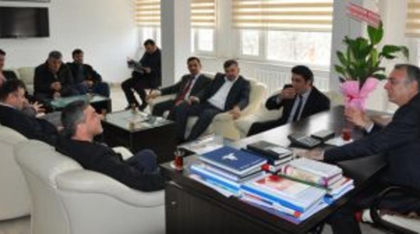 Alaplı Esnaf Odasından &Ccedil;imenoğlu'na ziyaret