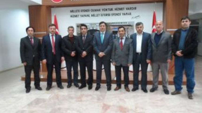 Esnaf Odası Y&ouml;netimi kaymakamı ziyaret etti