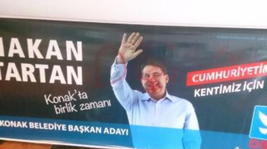Dsp'den Aday Başkan Tartan'ın Posterine Silahlı Saldırı
