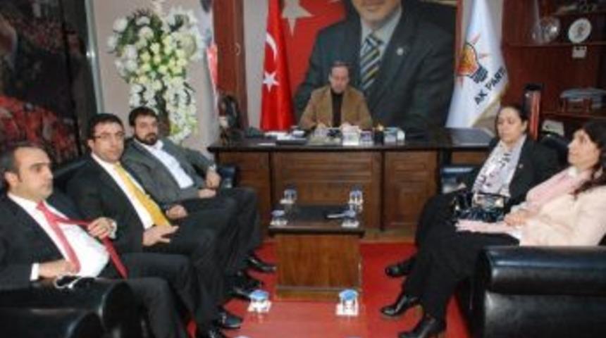 Ak Partili Vekiller İl Başkanı Alta&ccedil;&rsquo;ı Ziyaret Etti