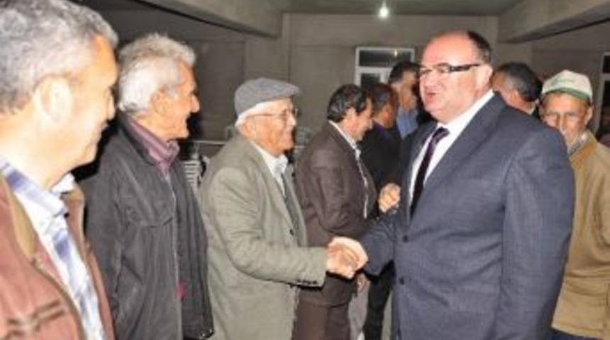 Ak Parti Adayı Barut, K&ouml;y Ziyaretlerine Devam Ediyor
