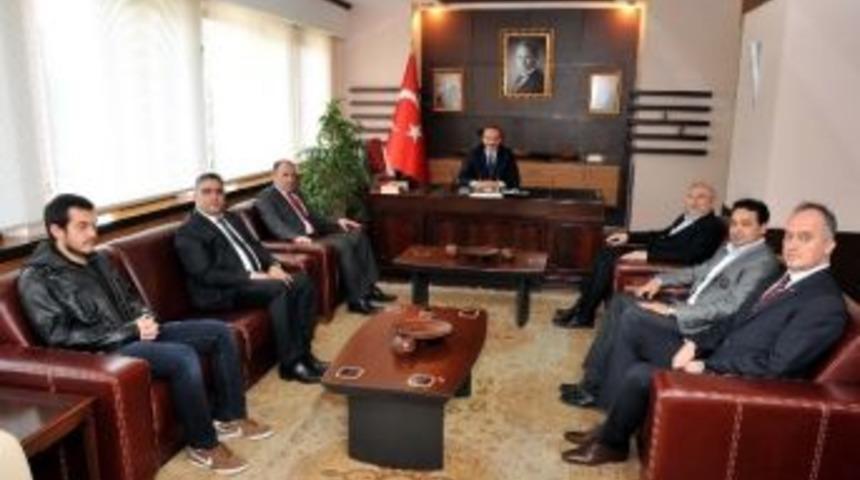 Uşak Deri Karma Osb&rsquo;den Vali Yavuz&rsquo;a Hayırlı Olsun Ziyareti