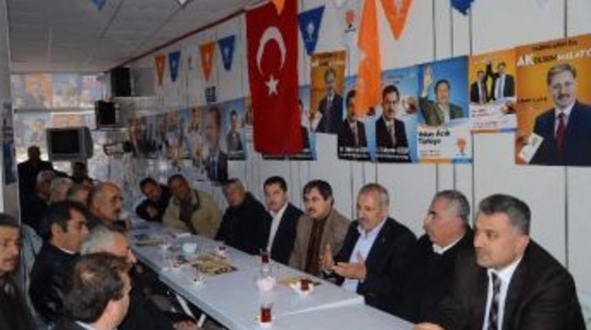 Şahin, Eser&rsquo;e Destek İ&ccedil;in Darende&rsquo;de Se&ccedil;im &Ccedil;alışması Yaptı