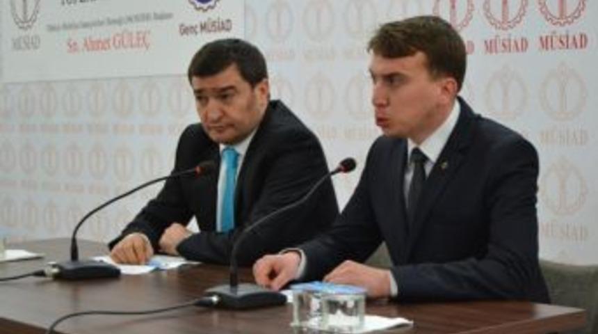 Mosder Başkanı G&uuml;le&ccedil;, Gen&ccedil;lere T&uuml;cr&uuml;belerini Anlattı