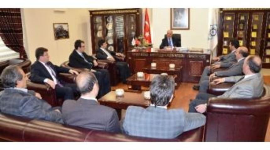 Sp&rsquo;li Adaylardan Başkan Y&uuml;celik&rsquo;e Ziyaret