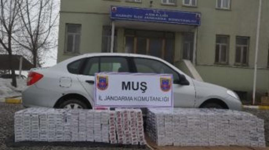 Muş&rsquo;ta Ka&ccedil;ak Sigara Operasyonu
