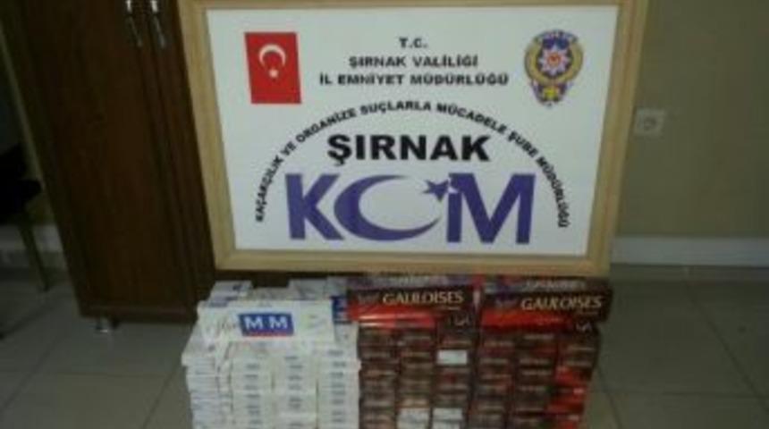 Şırnak'ta 19 Bin 800 Paket Ka&ccedil;ak Sigara Ele Ge&ccedil;irildi