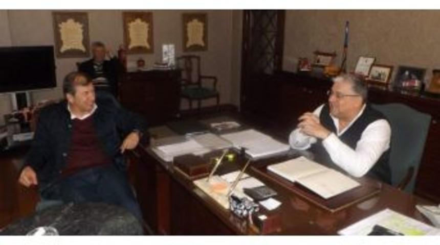 Tanju &Ccedil;olak, Milletvekili Şeker'i Ziyaret Etti