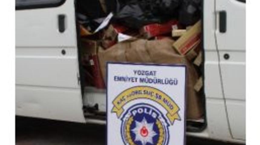 Yozgat&rsquo;ta 20 Bin 300 Paket Ka&ccedil;ak Sigara Ele Ge&ccedil;irildi