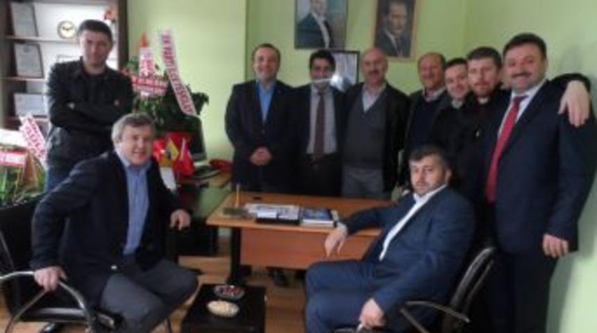 Alaplı TSO ,Esnaf Odası veŞof&ouml;rler Odasını ziyaret etti