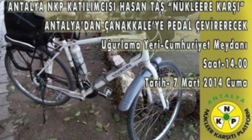 Antalya&rsquo;dan &Ccedil;anakkale&rsquo;ye Pedal &Ccedil;evirecek