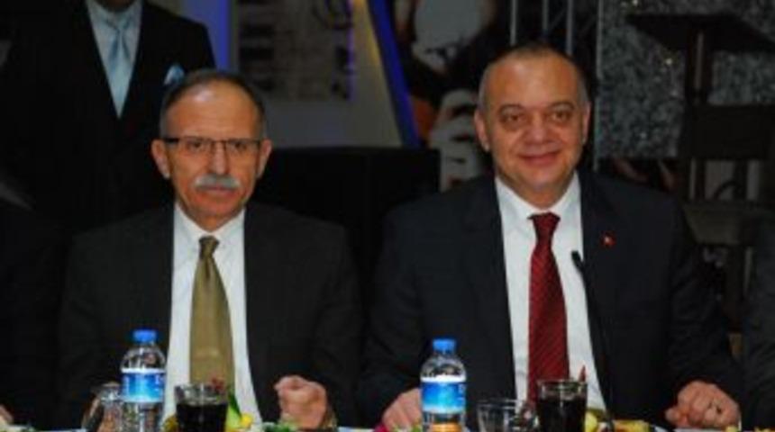 Başkan Cengiz Erg&uuml;n yemeğe katıldı