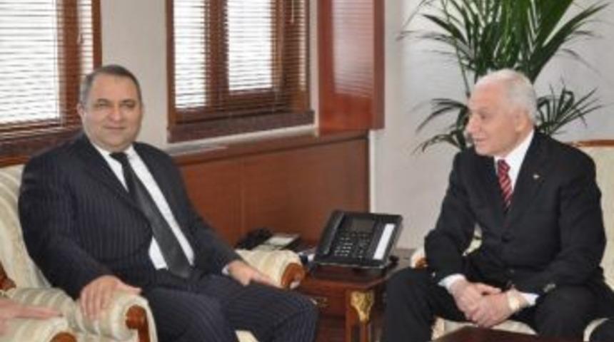 Haberal Ve K&ouml;kt&uuml;k&rsquo;ten Vali Kaban&rsquo;a Ziyaret