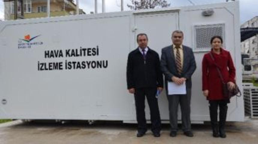 Soma'da Hava Kalitesi &Ouml;l&ccedil;&uuml;m Cihazı Yenilendi