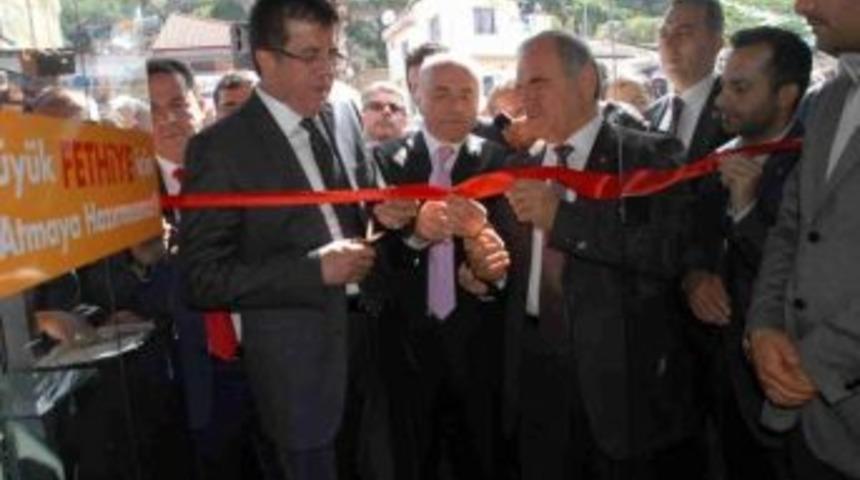 Ekonomi Bakanı Zeybek&ccedil;i Fethiye&rsquo;de Se&ccedil;im B&uuml;rosu A&ccedil;tı