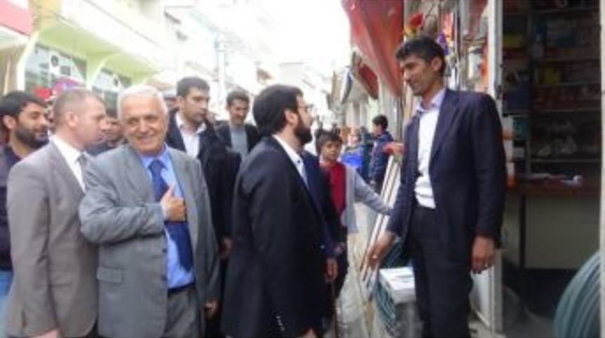 Ak Parti Milletvekili Hamzaoğulları, Kulp'u Ziyaret Etti