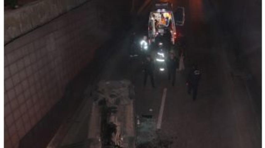 Başkent&rsquo;te Bir Otomobil K&ouml;pr&uuml;den U&ccedil;tu