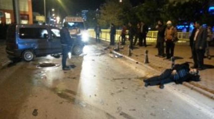 Hafif Ticari Aracın &Ccedil;arptığı Bisikletli Yaralandı