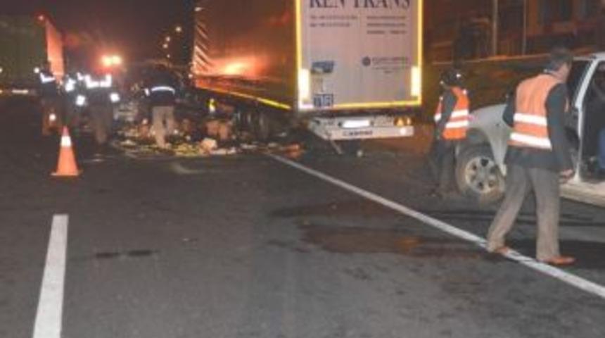 Tekirdağ'da Zincirleme Trafik Kazası