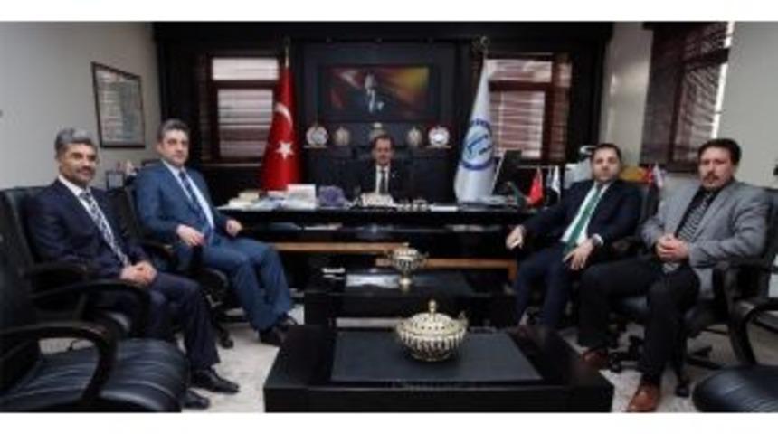 Sgk Heyetinden Rekt&ouml;r Coşkun&rsquo;a Ziyaret