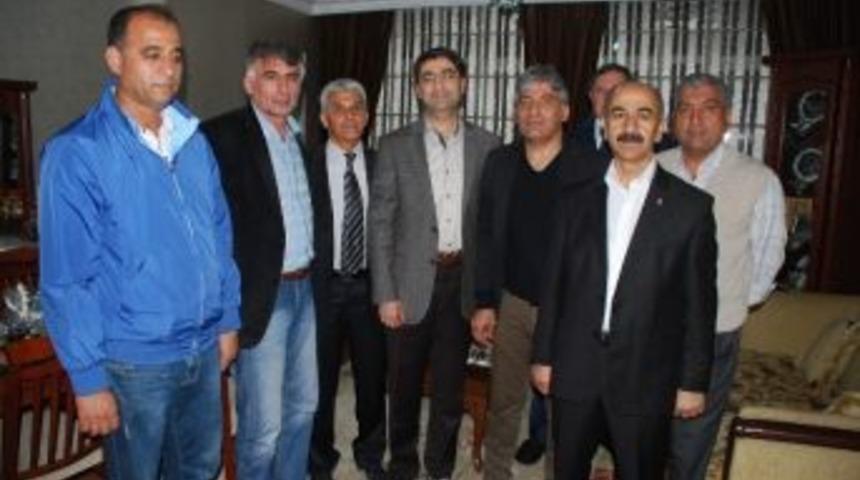 Ekmen T&uuml;fad Başkanını Evinde Ziyaret Etti