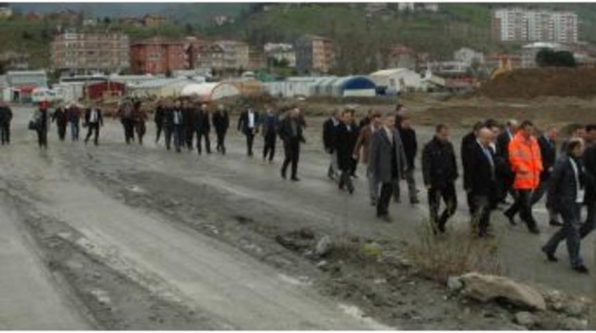 Giresun Ve Ordu Tso Başkanları Havaalanı İnşaatını Gezdiler