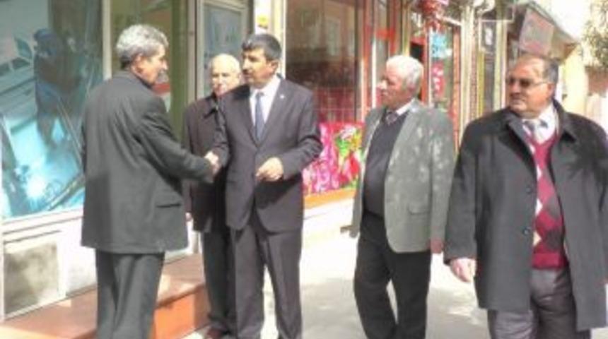 Fahrettin Kıtlık, Esnafı Ziyaret Etti