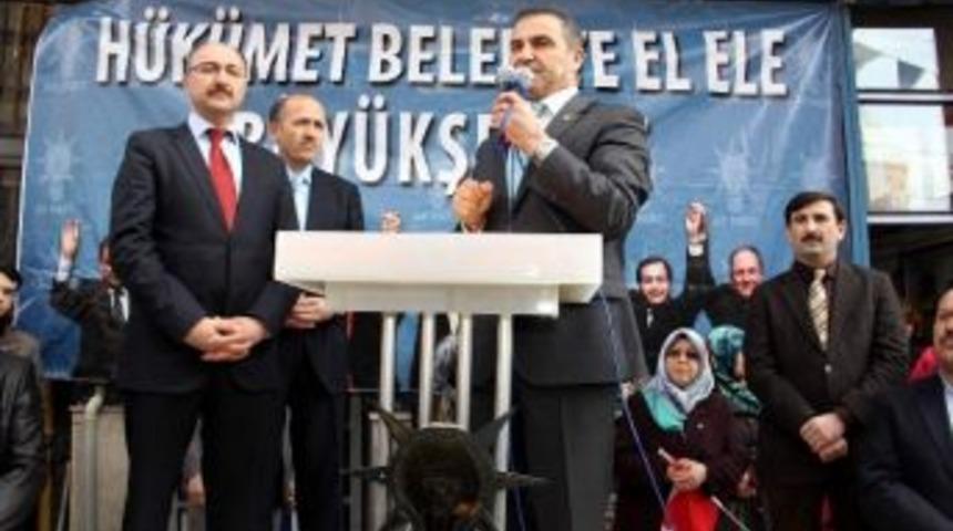 Ak Parti Milletvekili Ali Turan Se&ccedil;im B&uuml;rosu A&ccedil;ılışına Katıldı