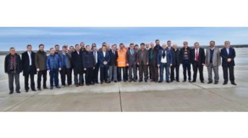 Ordu Ve Giresun İllerinin Tso Başkanları Havalimanında İncelemelerde Bulundu