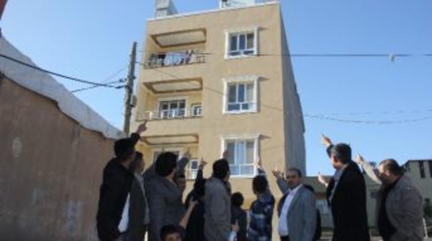 Ceylanpınar&rsquo;da Baz İstasyonuna Mahalle Halkından Tepki