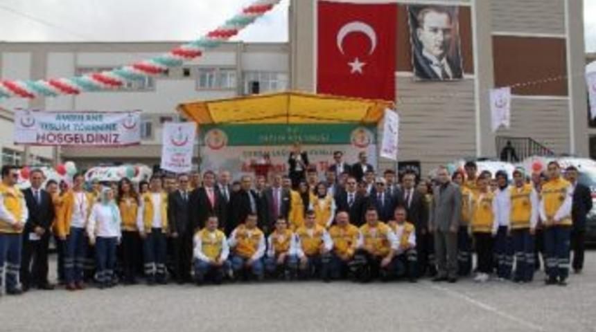 Sağlık Bakanlığı’ndan Çorum’a 8 Ambulans