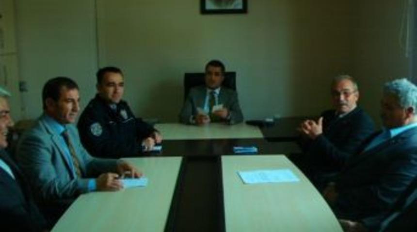 Kaymakam &Ccedil;ınar, K&ouml;y Muhtarları İle &ldquo;se&ccedil;im G&uuml;venliği&rdquo; Toplantısı Yaptı