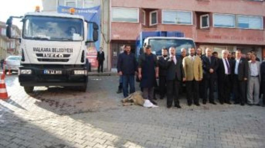 Malkara Belediyesi Tarafından Tahsis Edilen Yeni Ara&ccedil;lara Kurban Kesildi