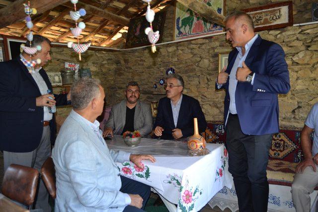 Cumhurbaşkanı Erdoğan istedi, Kültür Bakanı Ersoy 'hayalet köy' Lübbey'e geldi