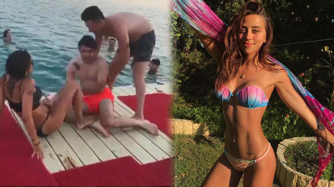  Zeynep Alkan plajda şakalaşırken sakatlandı!