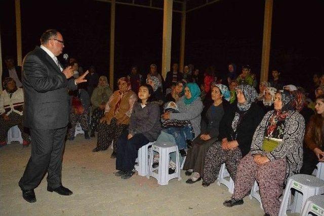 Ak Parti Adayı Barut, Köy Ziyaretlerine Devam Ediyor