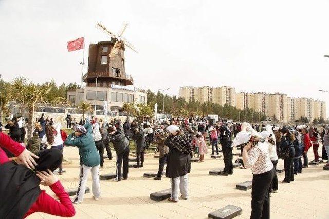 Gaziantep’te Kadınlar Günü Sporu