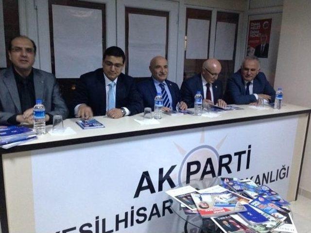 Ak Partili Milletvekilleri Yeşilhisar'da