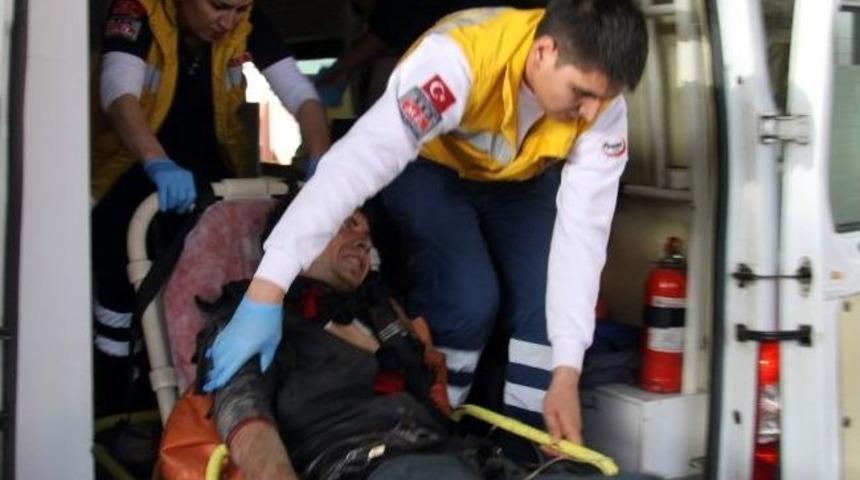 Elektrik Akımına Kapılan Gen&ccedil; Ağır Yaralandı