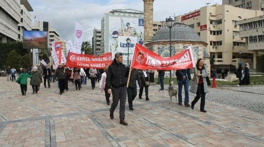 Konak Doğumevi Aile Planlaması Eğitim Kliniği Personelleri Eylem Yaptı