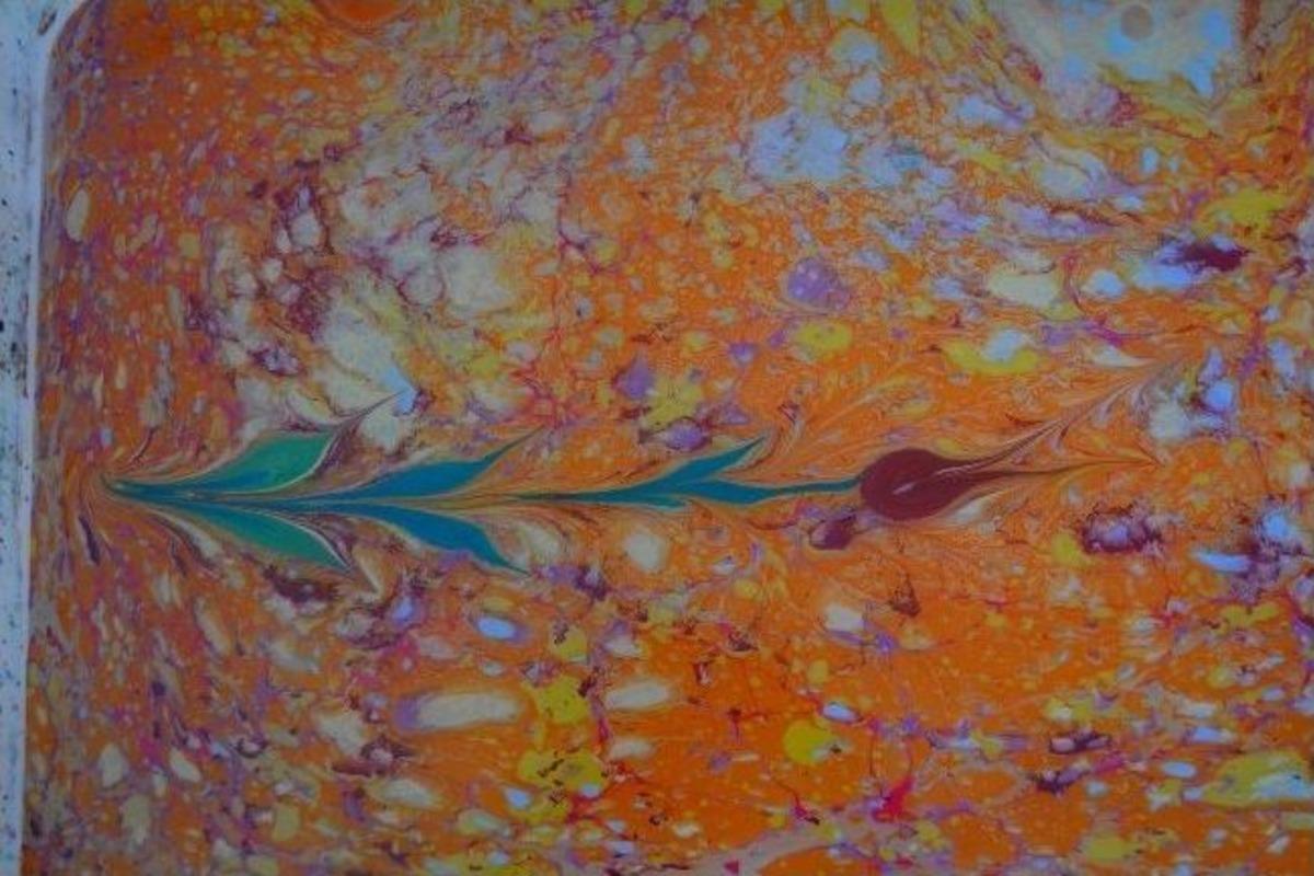 Emniyet Amirliği &Ouml;ğrencileri Ebru Sanatı İle Tanıştırdı