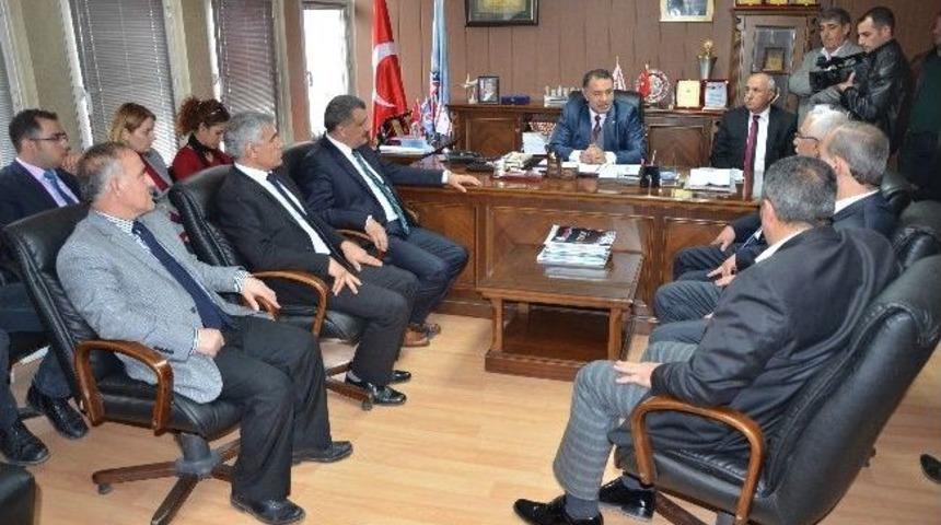 G&uuml;rkan, Demiryol-iş Sendikasını Ziyaret Etti