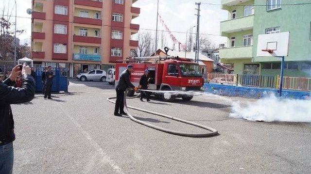Kağızman&rsquo;da Ger&ccedil;eği Aratmayan Tatbikat 1